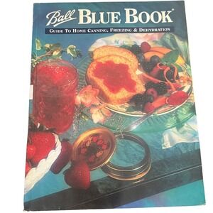 Ball Blue Book Guide To Home Canning Freezing Dehydration Vintage Paperback